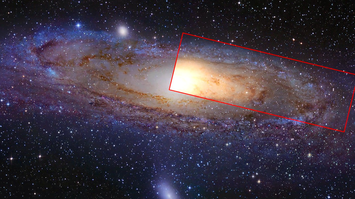 Ein NASA-Foto der Andromeda-Galaxie.