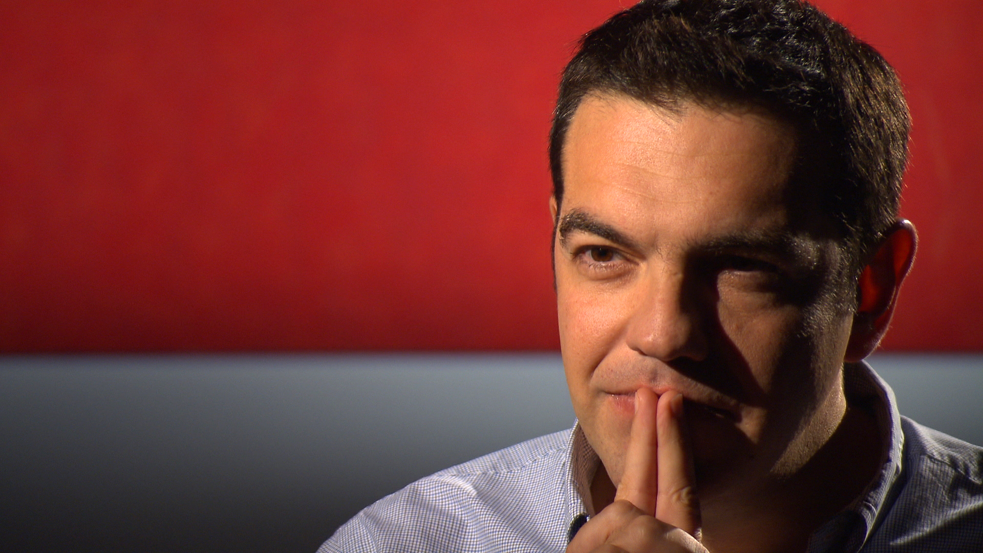 Alexis Tsipras im Interview mit Stephan Lamby