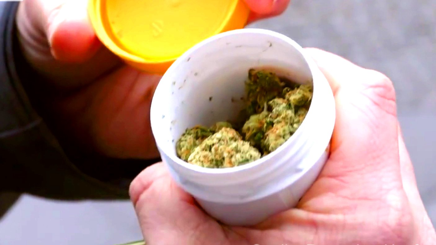Medizinisches Cannabis aus einer Apotheke.