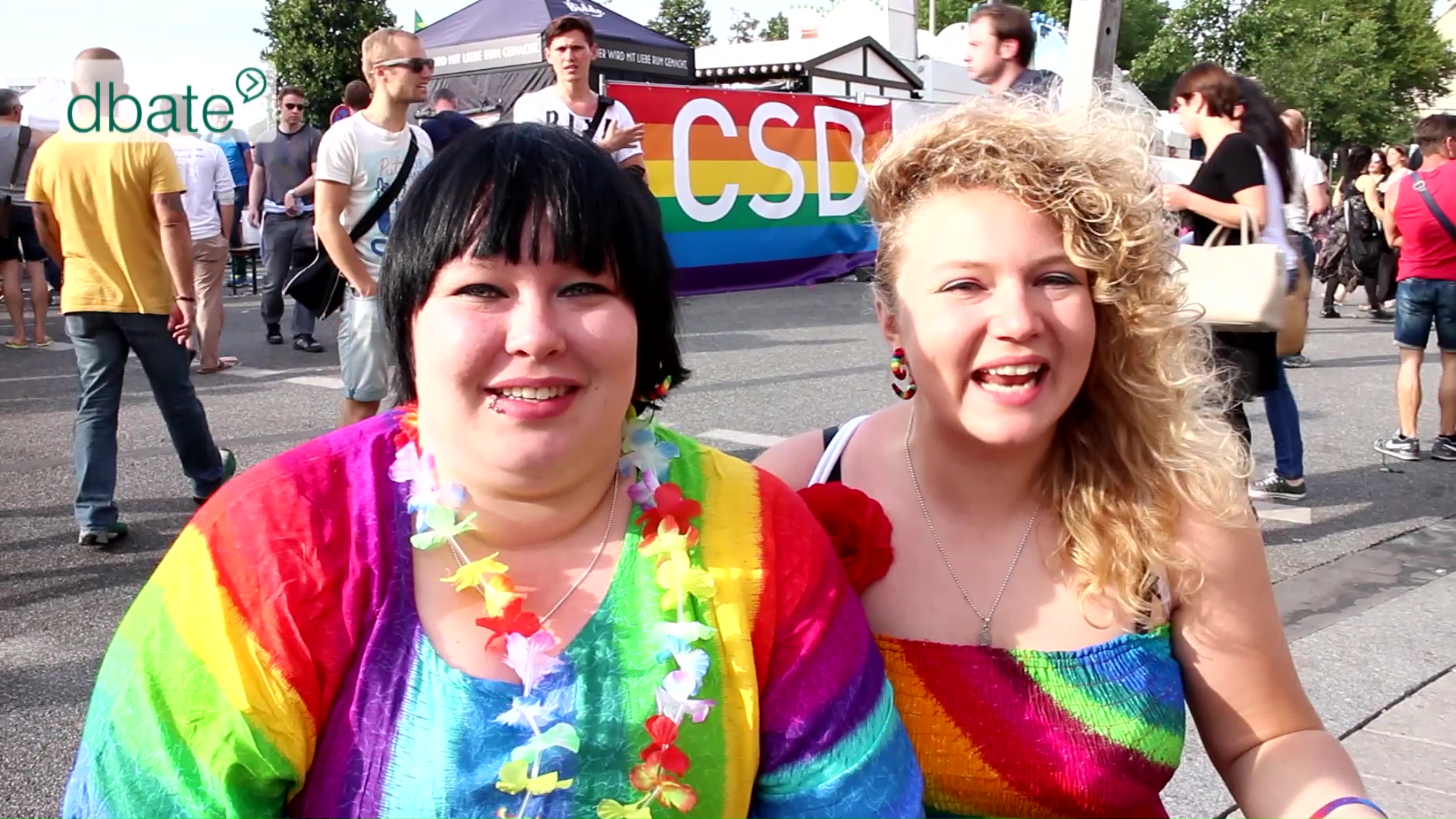 Schwulen- und Lesbenparade Christopher Street Day (CSD) 2015 in Hamburg.