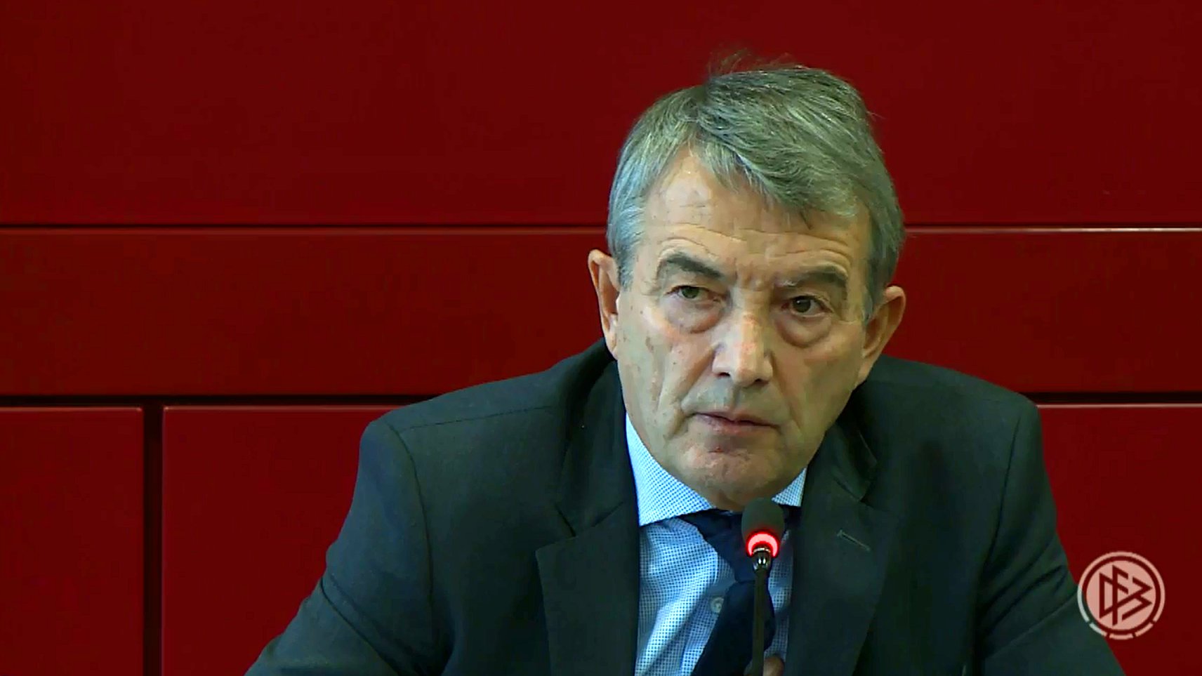 DFB-Pressekonferenz mit Wolfgang Niersbach, 2015.