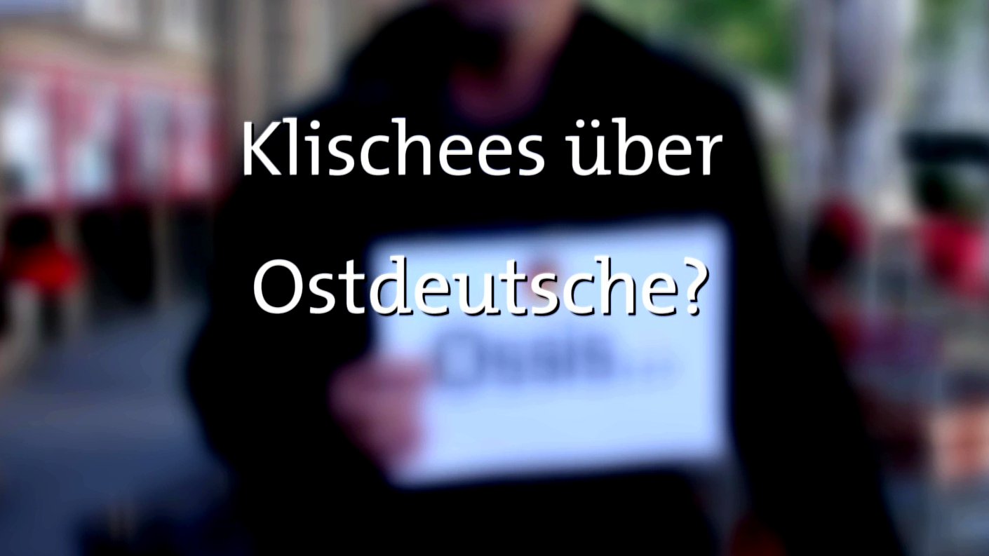 Umfrage: Was Wessis über Ossis denken, 2015.