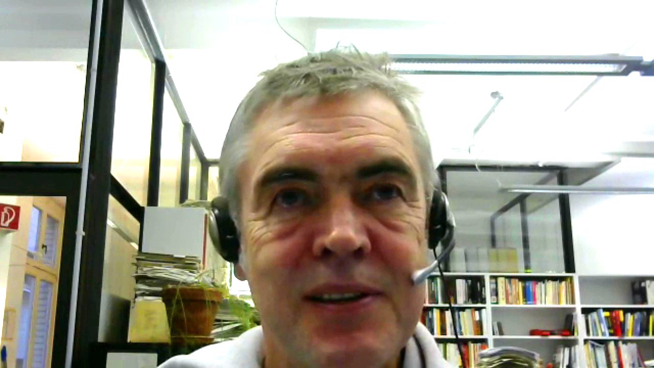 Journalist Jan Feddersen im Interview zum ESC, 2015.