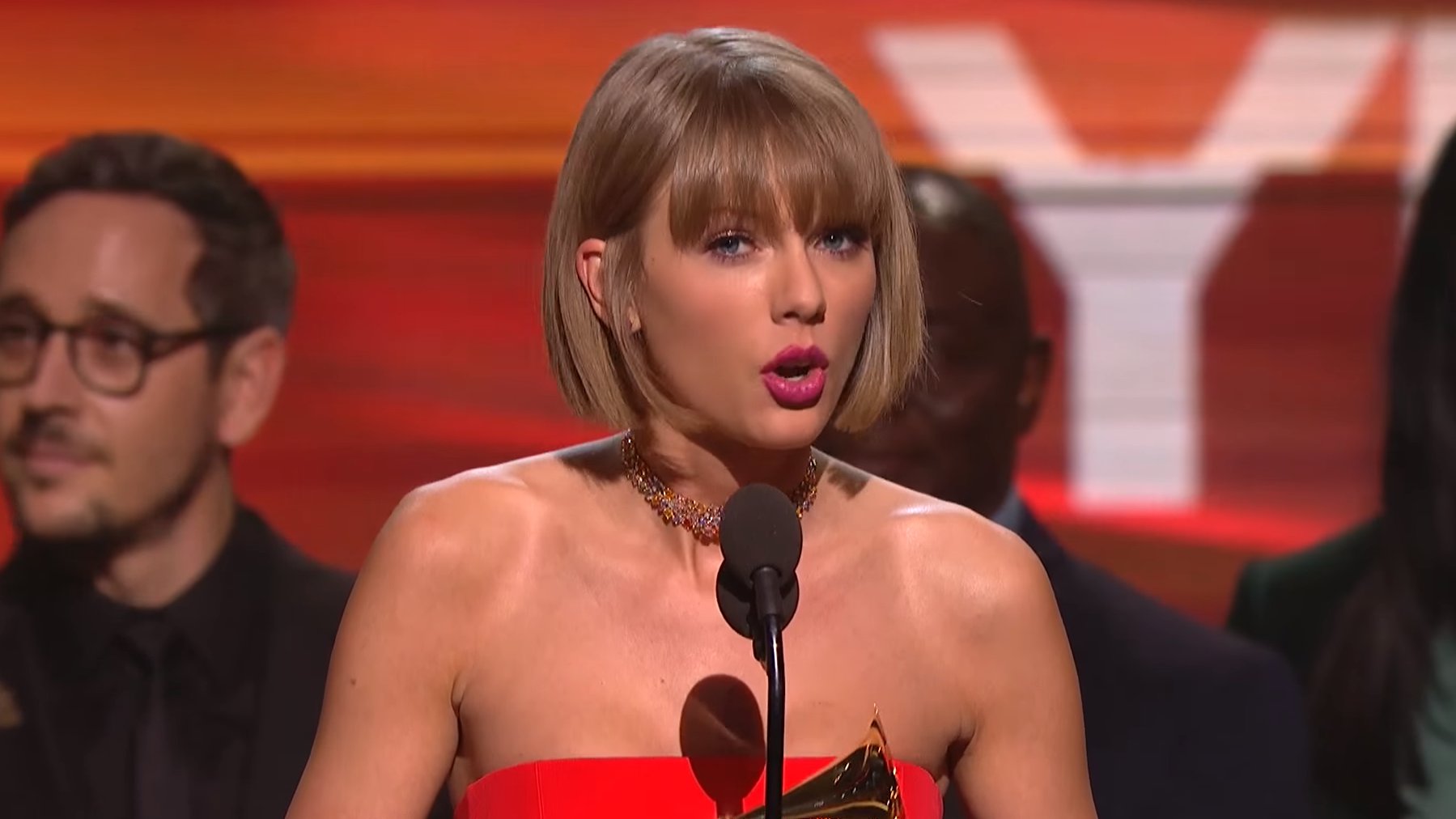 Taylor Swift bei den Grammys, 2016.