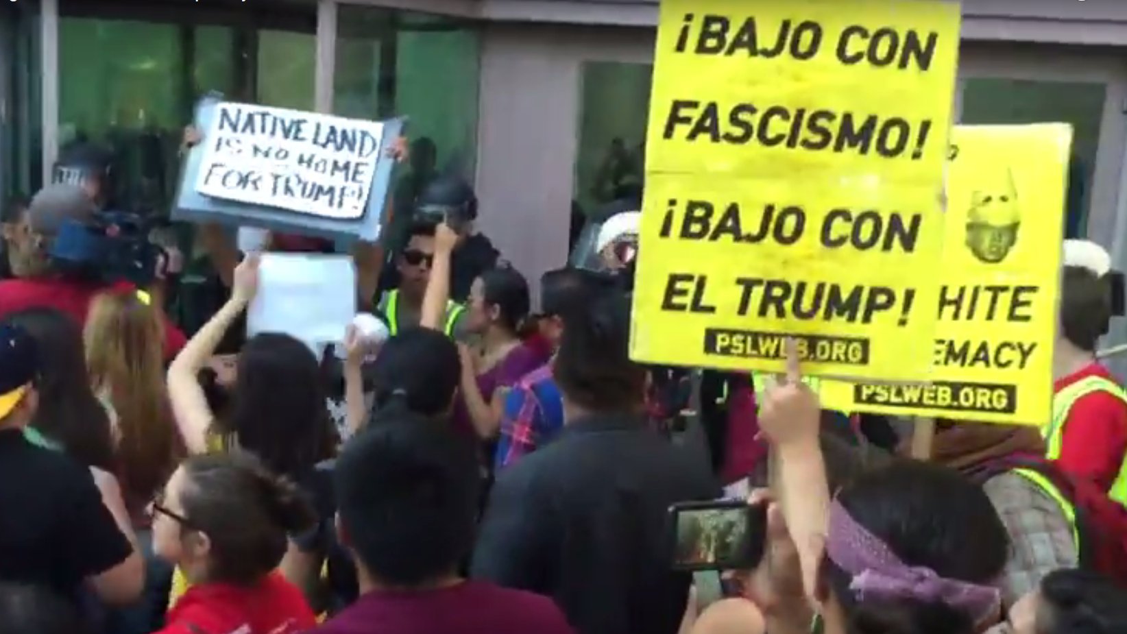 FLASH: Anti Trump Proteste in New Mexiko