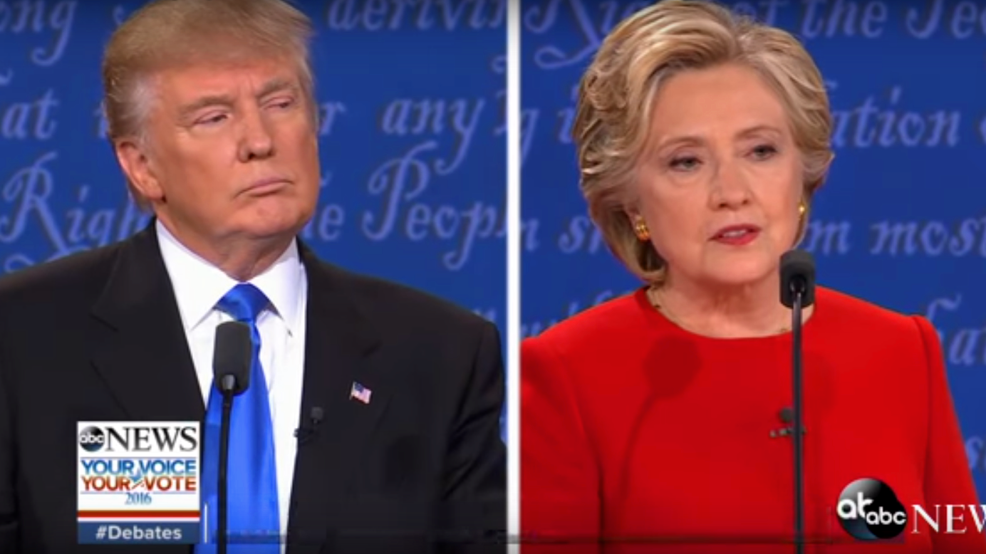 TV-Duell zwischen Hillary Clinton und Donald Trump