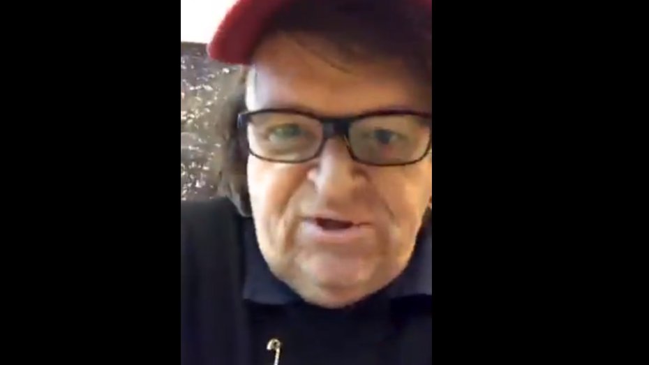 Michael Moore im Trump-Tower