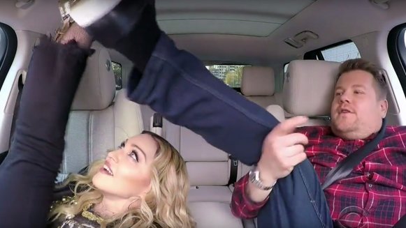 Carpool Karaoke: Madonna, not like a Virgin!