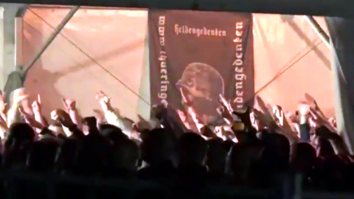 Neonazi-Festival in Themar: Polizei ermittelt wegen Hitlergruß