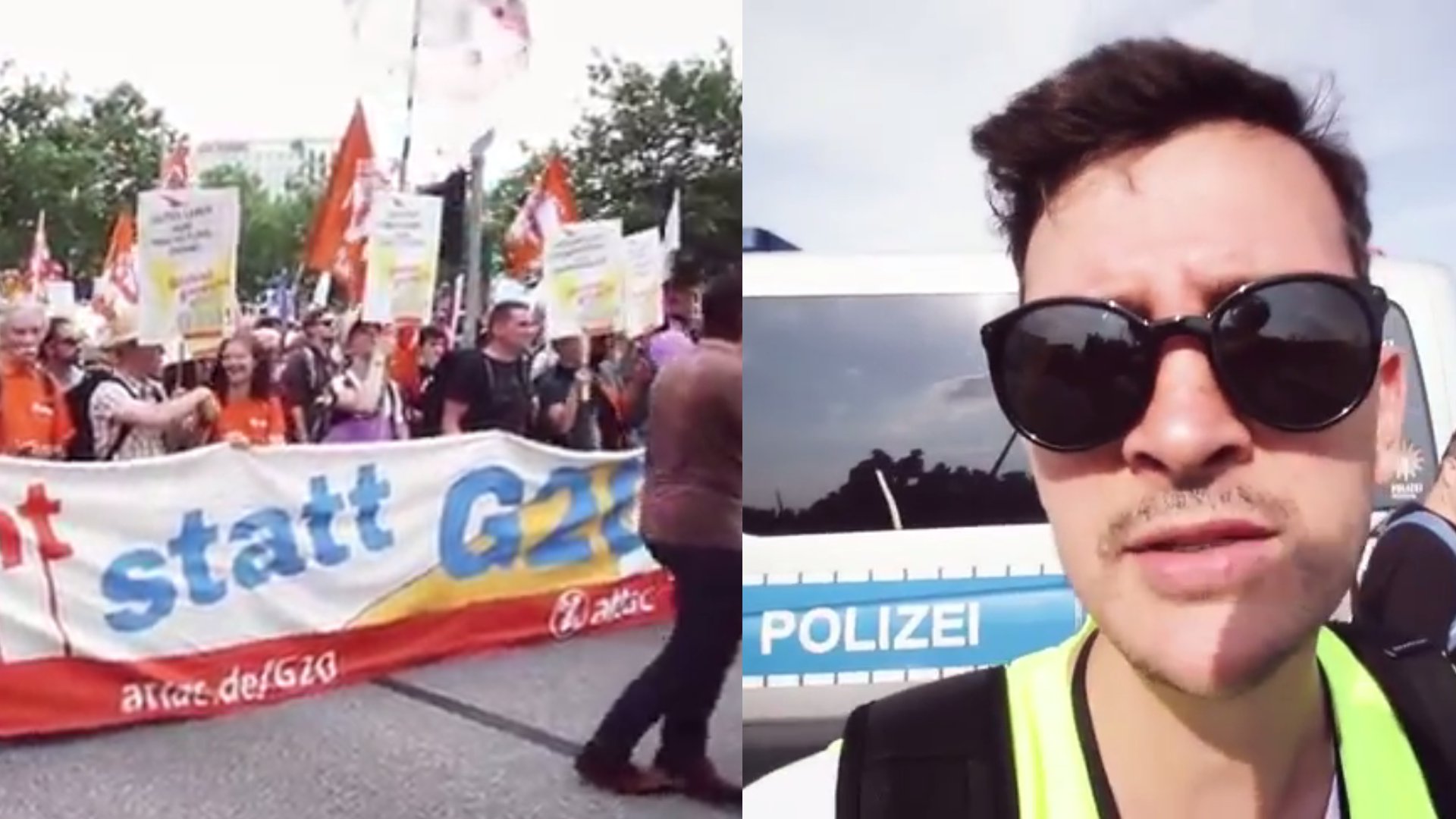 Nicht nur Krawalle: So vielfältig waren die G20-Demos (Cemcorder)