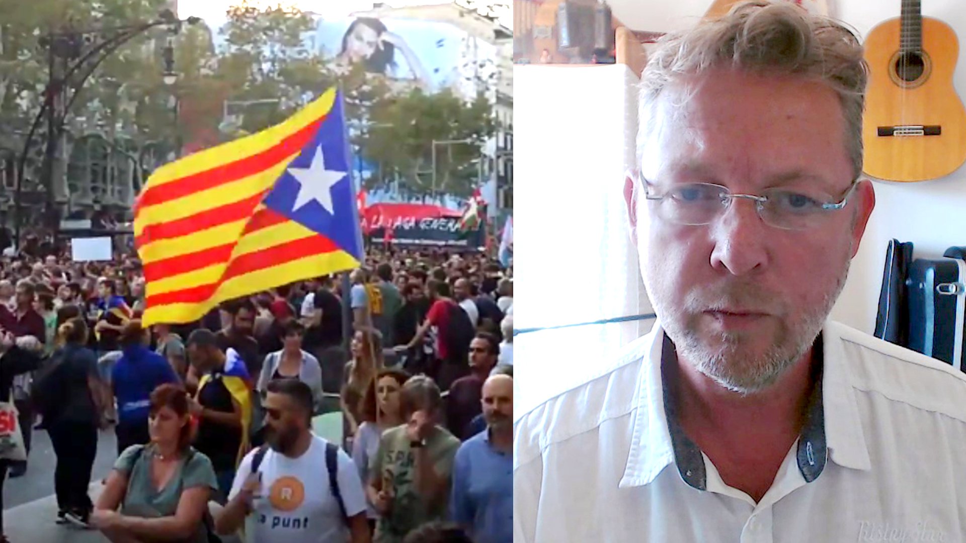 "Das macht mir Angst!" - Interview zur Krise in Katalonien