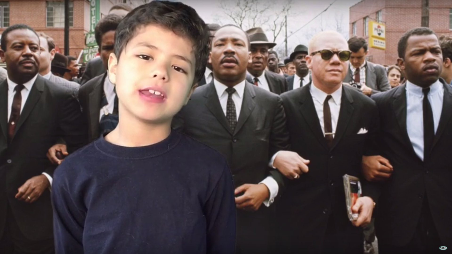Zu Ehren von Martin Luther King: Zehnjähriger Junge erklärt Geschichte