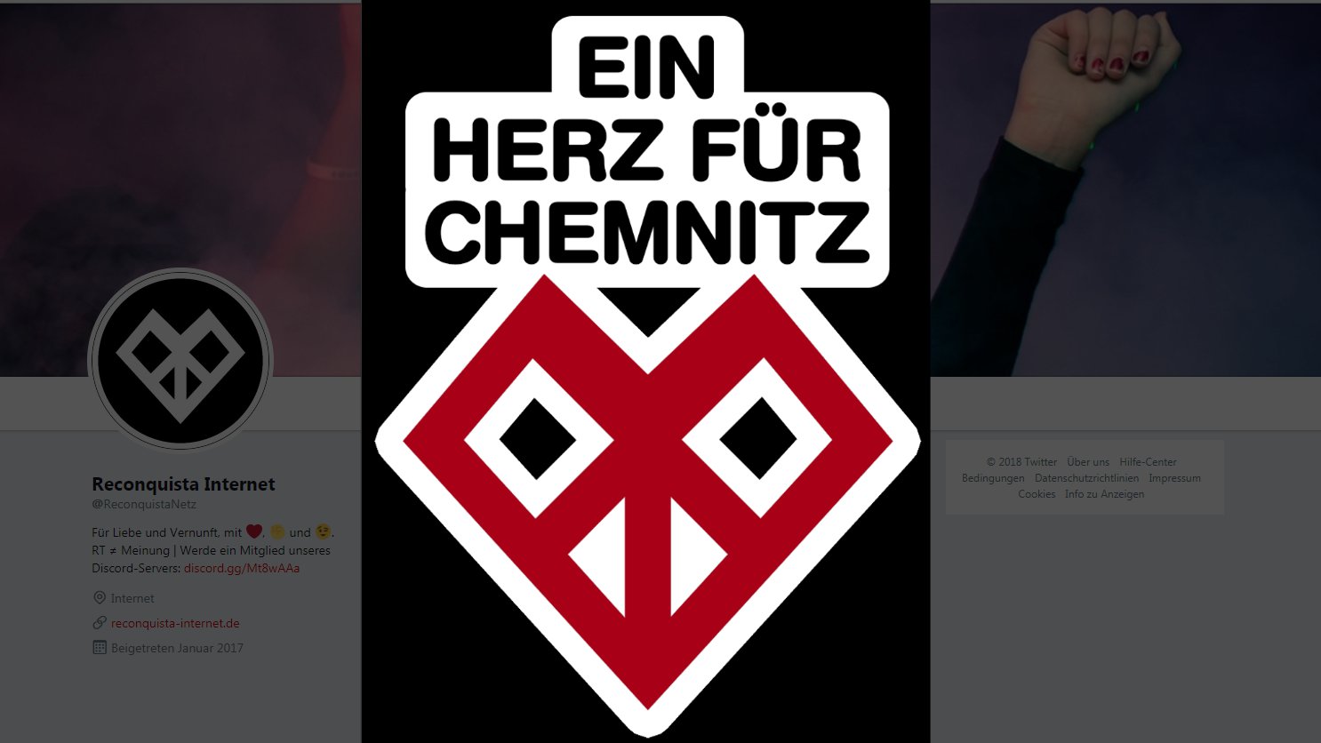 Hashtag-Aktion nach Nazi-Aufmarsch: Ein Herz für Chemnitz